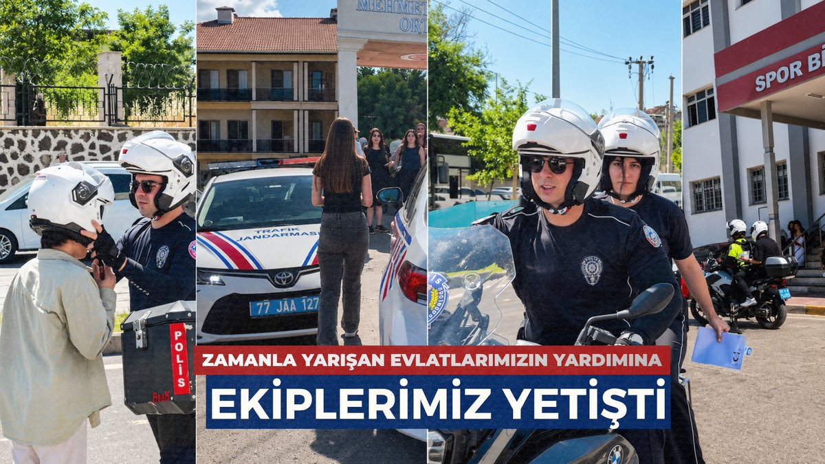 Kahramanlarımız sadece güvenliği sağlamaz; ihtiyaç duyulan her an vatandaşının yanında olmayı da görev bilir. 🇹🇷 YKS'nin ilk gününde sınava gireceği okulu karıştıran, kimliğini unutan ve zamanla yarışan evlatlarımızın yardımına ekiplerimiz yetişti. Gençlerimizin sınav merkezlerine zamanında ve güvenli bir şekilde ulaşabilmeleri için tüm ekiplerimiz büyük bir hassasiyetle görev yaptı. Bu süreçte, bir evladımızın dahi emeğinin zayi olmaması için büyük bir fedakarlıkla görev yapan İçişleri Ailemizin her bir ferdine gönülden teşekkür ediyorum. Allah, evlatlarımızın emeklerini zayi etmesin; gayretlerini başarıyla, hayallerini de hayırlı bir istikballe taçlandırsın. #YKS2026 Türk Polis Teşkilatı T.C. Jandarma Gn. K Nüfus ve Vatandaşlık İşleri Genel Müdürlüğü