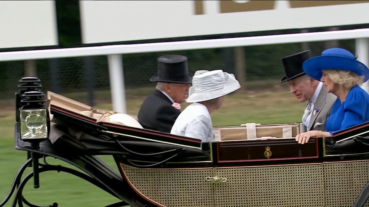 A special day for one member of our team ♥️ Brough Scott is in the first carriage of the Royal Procession 👑