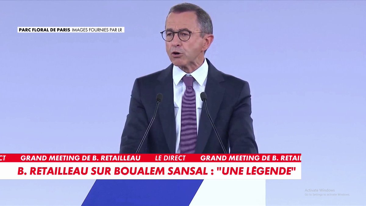 Bruno Retailleau : «Bientôt nous allons relever la France, c’est possible et je vous en fais la promesse» Toute l'info est à retrouver sur