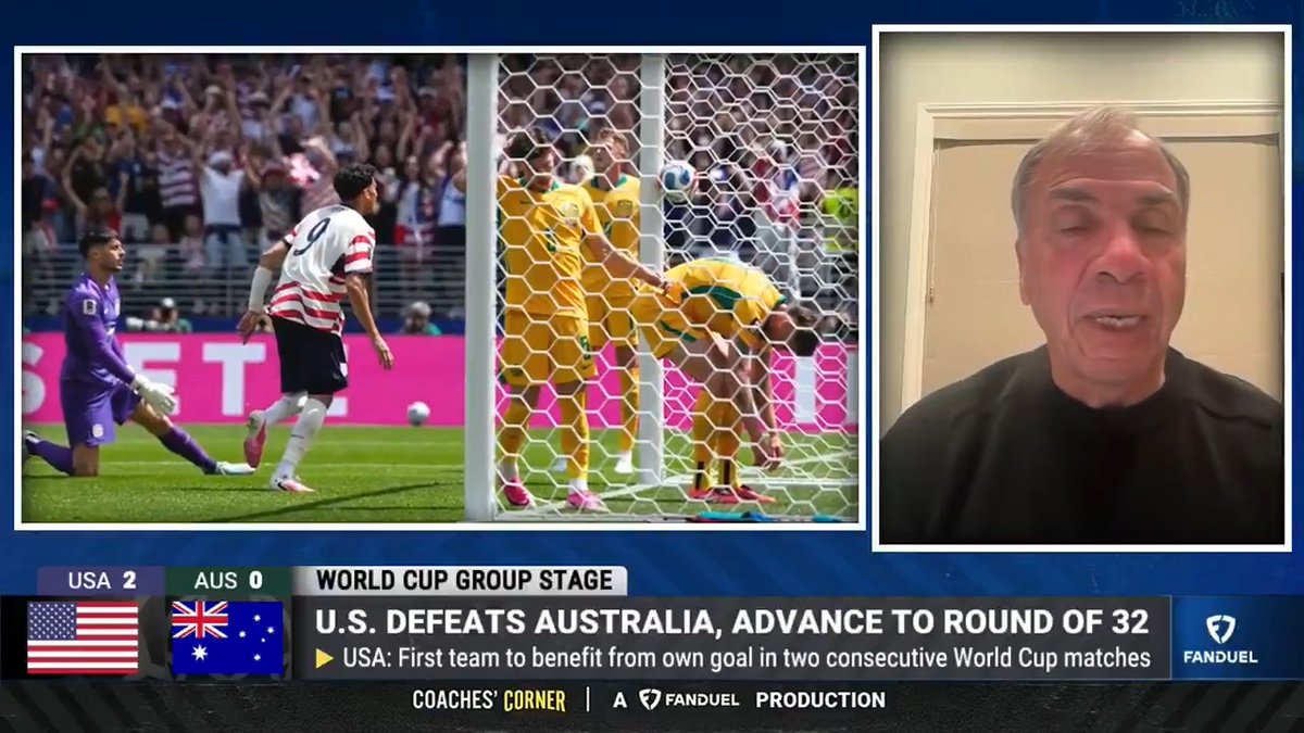Bruce Arena DOES NOT think the U.S. played a strong game vs. Australia 😳 "They certainly miss Christian (Pulisic)." #WC2026 | #USMNT