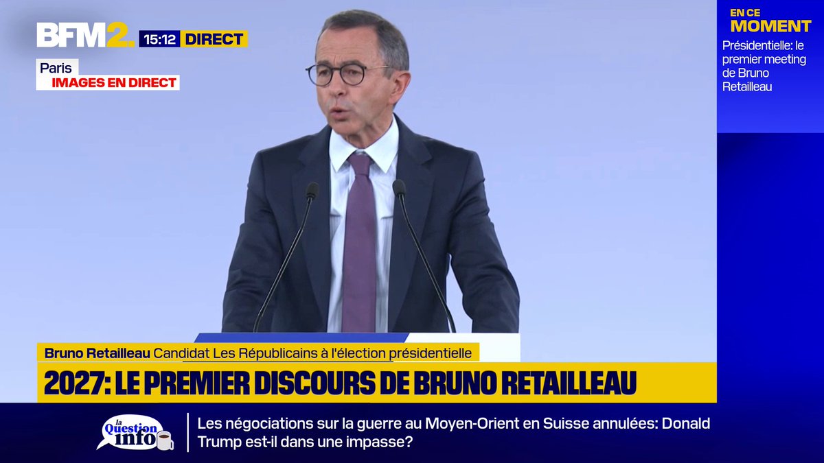 Bruno Retailleau: "2027 est l'élection de la dernière chance" #BFM2