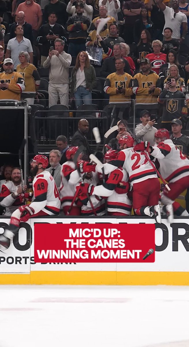 A moment the @canes will remember forever 🎤