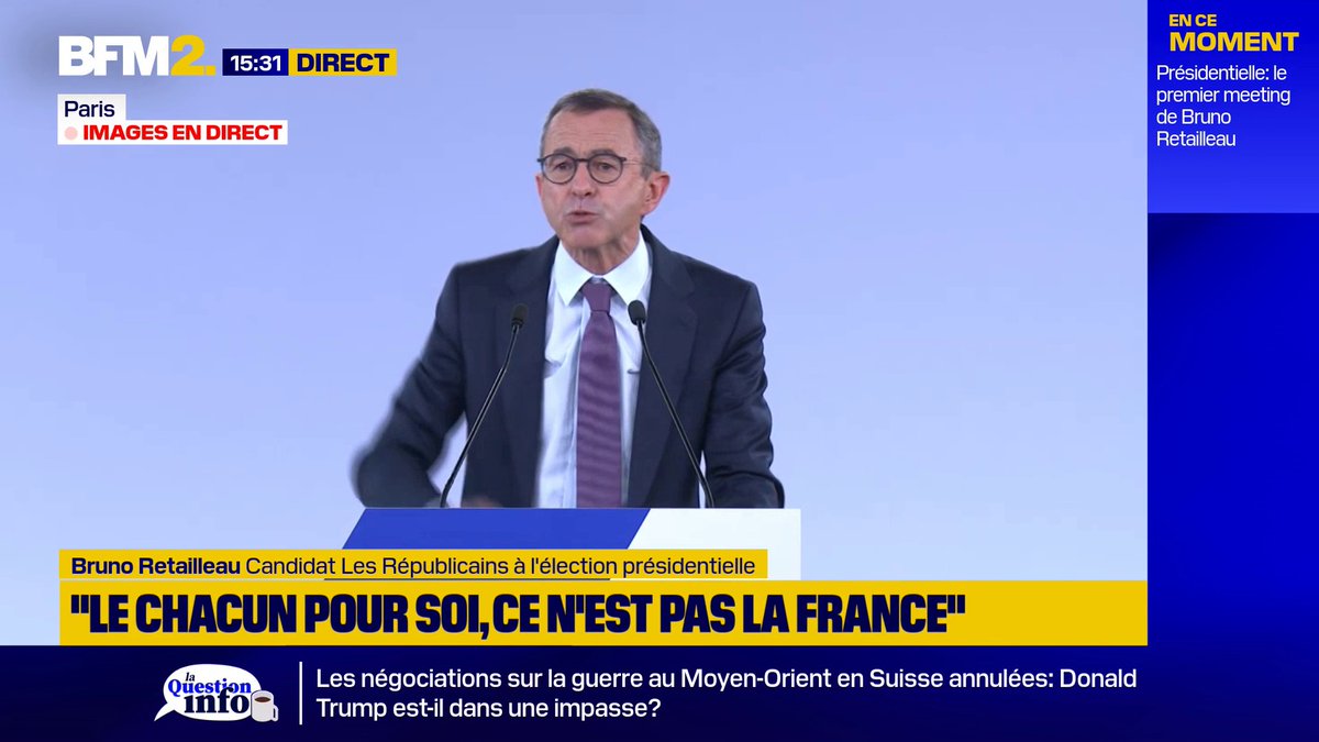 Bruno Retailleau propose de "plafonner à 70% toutes les prestations sociales" pour qu'il soit "toujours plus payant de travailler que de vivre des aides sociales" #BFM2