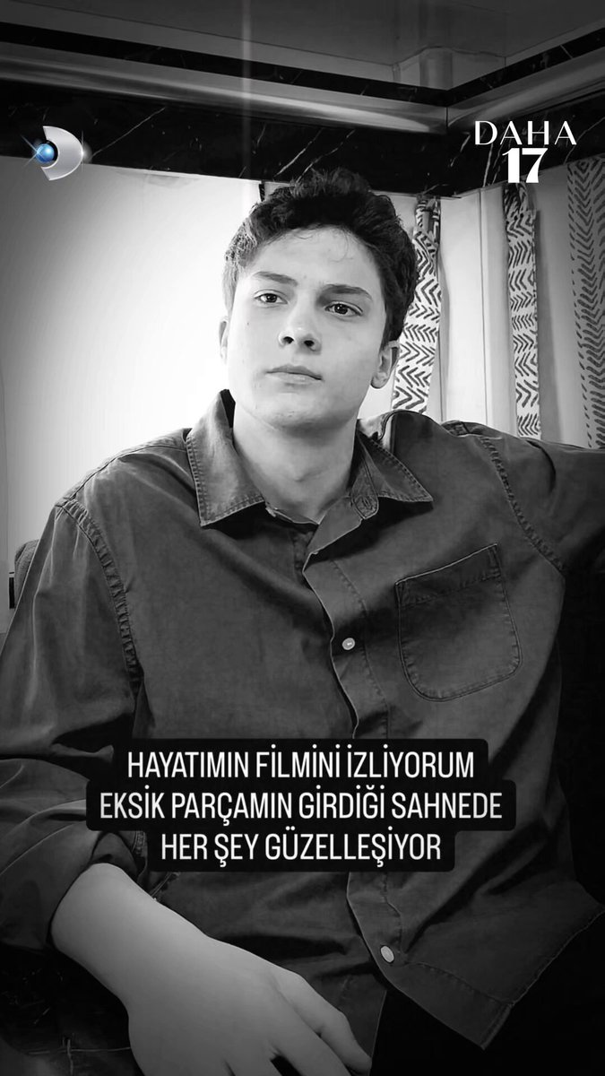 Uzaklara dalıp gitmenin yaşı olmaz, hikayesi olur. 🖤 Çağan Efe Ak 😍 #Daha17 yeni bölümleriyle pazar 20.00'de sadece #KanalD'de! 🔥
