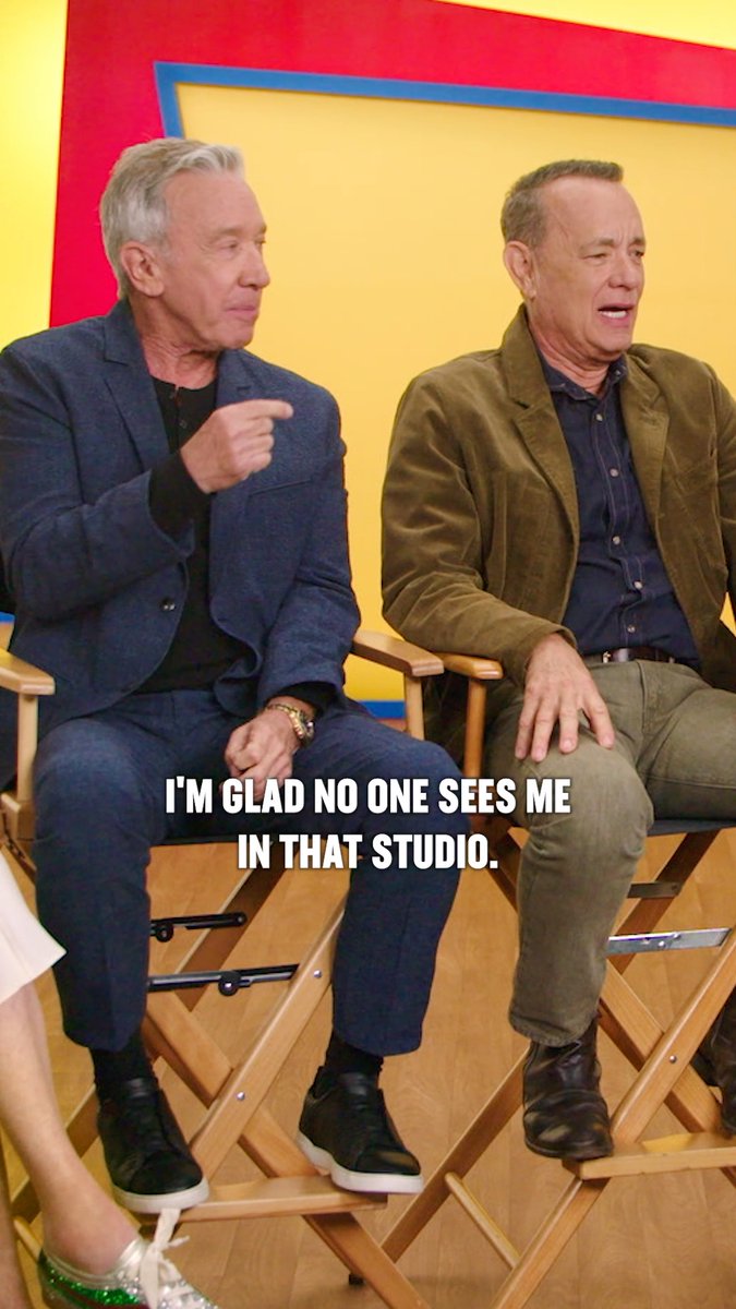 #ToyStory5 stars Tom Hanks and Tim Allen break down of the fun, but long process of recording "efforts."