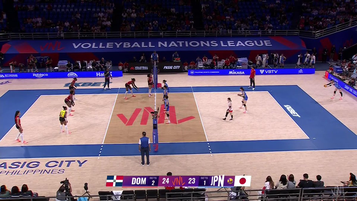 #VNL2026: 🇩🇴 DOMINICAN REPUBLIC END JAPAN'S PERFECT RUN 🔥👏🏻! 🎥 Highlights coming soon. 🏐 #BePartOfTheGame #Volleyball
