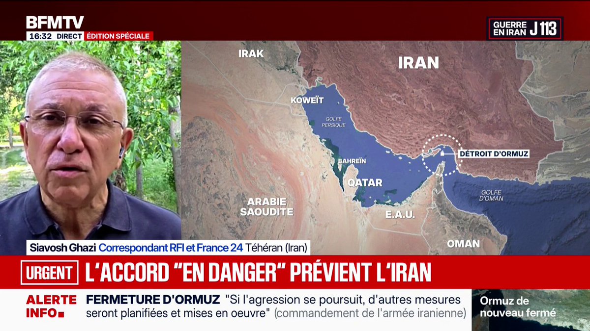 L'Iran prévient les États-Unis que l'accord est "en danger"