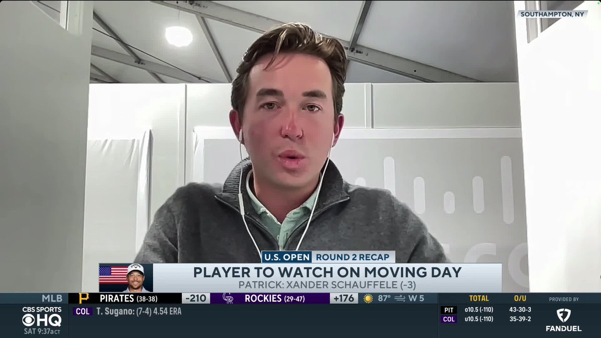 .Patrick McDonald's player to watch on moving day at the U.S. Open: Xander Schauffele 👀