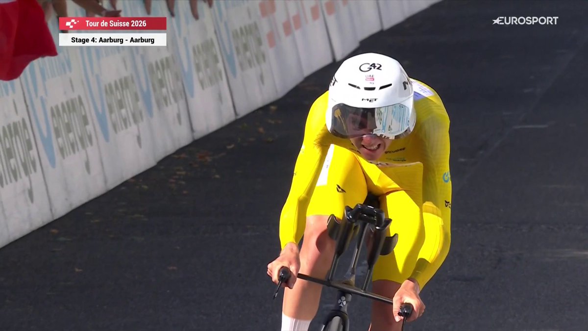 🙌🏻 Un desenlace de película ✅ 𝐏𝐨𝐠𝐚𝐜𝐚𝐫 se lleva la crono de Suiza en Aarburg por 31 centésimas desbancando a un gran Van der Poel #TourdeSuisse #LaCasaDelCiclismo