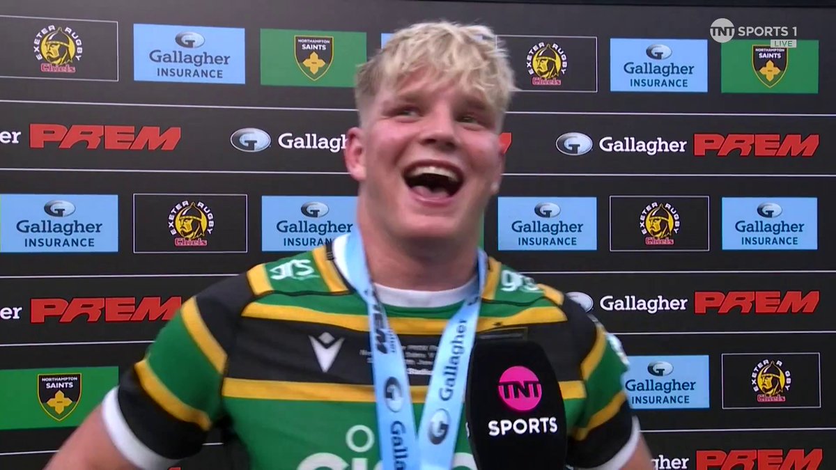 “Pressure is a privilege, and if you take it the right way, you can use it to your advantage.” Player of the Match Henry Pollock following his match winning performance for Northampton Saints 😇 🌟 📺 Stream TNT Sports with HBO Max