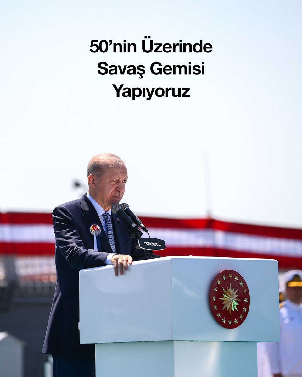 15’ten fazlası dost ve müttefik ülkelere ihraç edilmek üzere 50’nin üzerinde savaş gemisini imal ediyoruz. Yürüttüğümüz projelerin toplam bedeli 25 milyar avro seviyesine ulaştı.