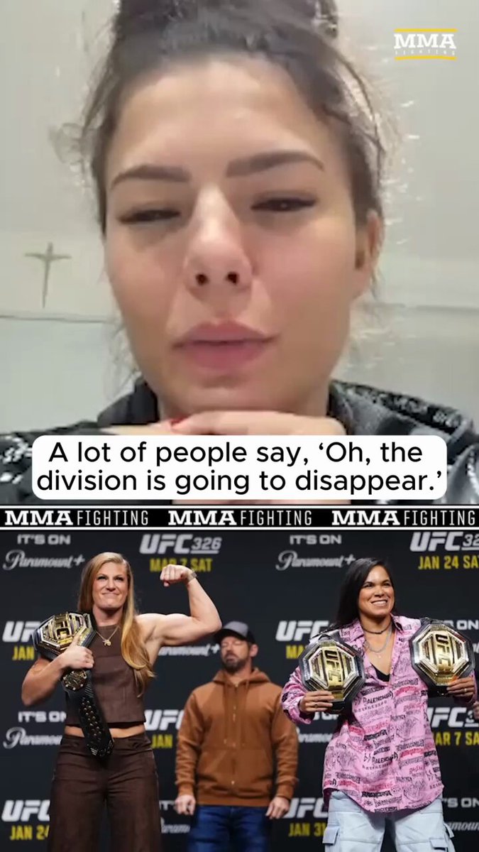 #UFCVegas119's Luana Santos doesn’t believe UFC could close bantamweight division after Kayla Harrison vs. Amanda Nunes (🎥 Guilherme Cruz)