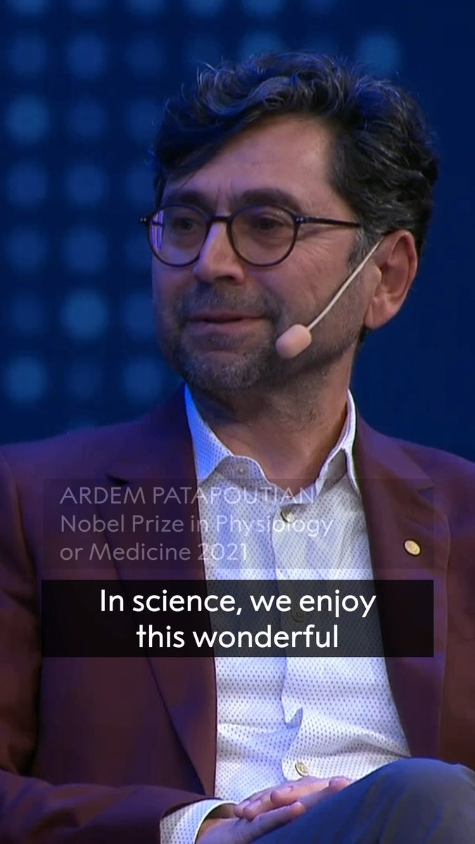 "I found my tribe. The tribe of science." Ardem Patapoutian was born in Beirut, Lebanon, and relocated to Los Angeles, USA, at the age of 18. He shares the immigrant experience with numerous Nobel Prize laureates and acknowledges that bringing together people from different backgrounds is advantageous to the field of science. He was awarded the 2021 medicine prize jointly with David Julius for their discoveries of receptors for temperature and touch. Learn more about Patapoutian's journey: #WorldRefugeeDay