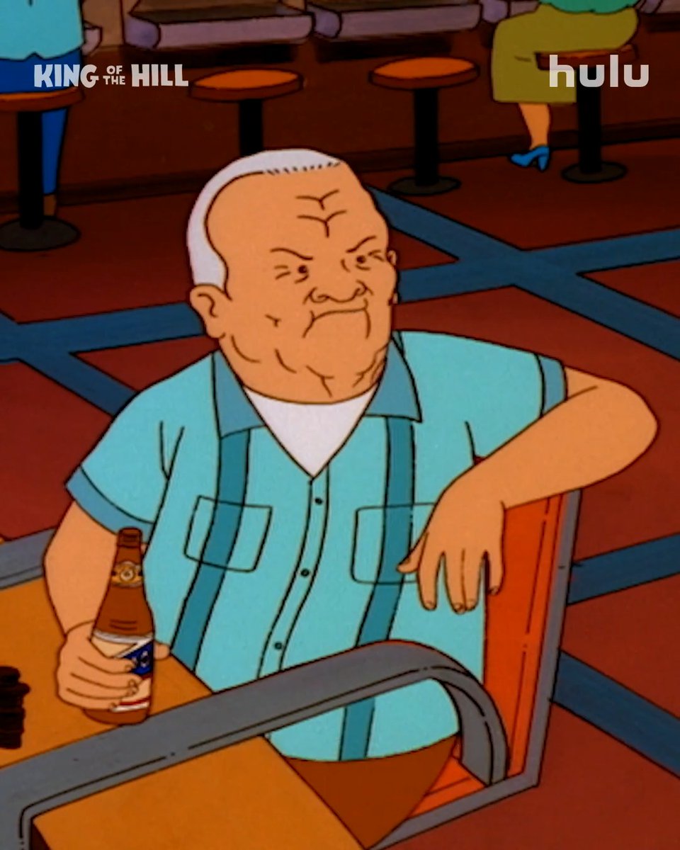 The closest thing to a compliment Cotton Hill can give. #KingOfTheHill