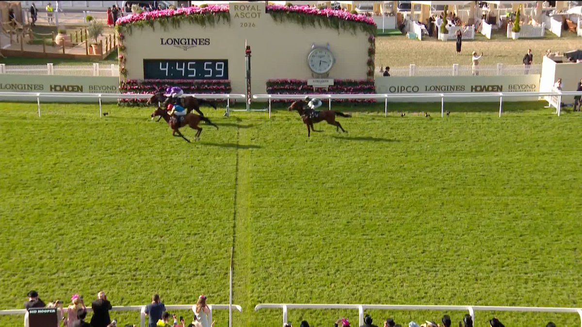 What a way to round off Royal Ascot! 💥 Illinois wins the Queen Alexandra Stakes 🏆 #ITVRacing | Coolmore