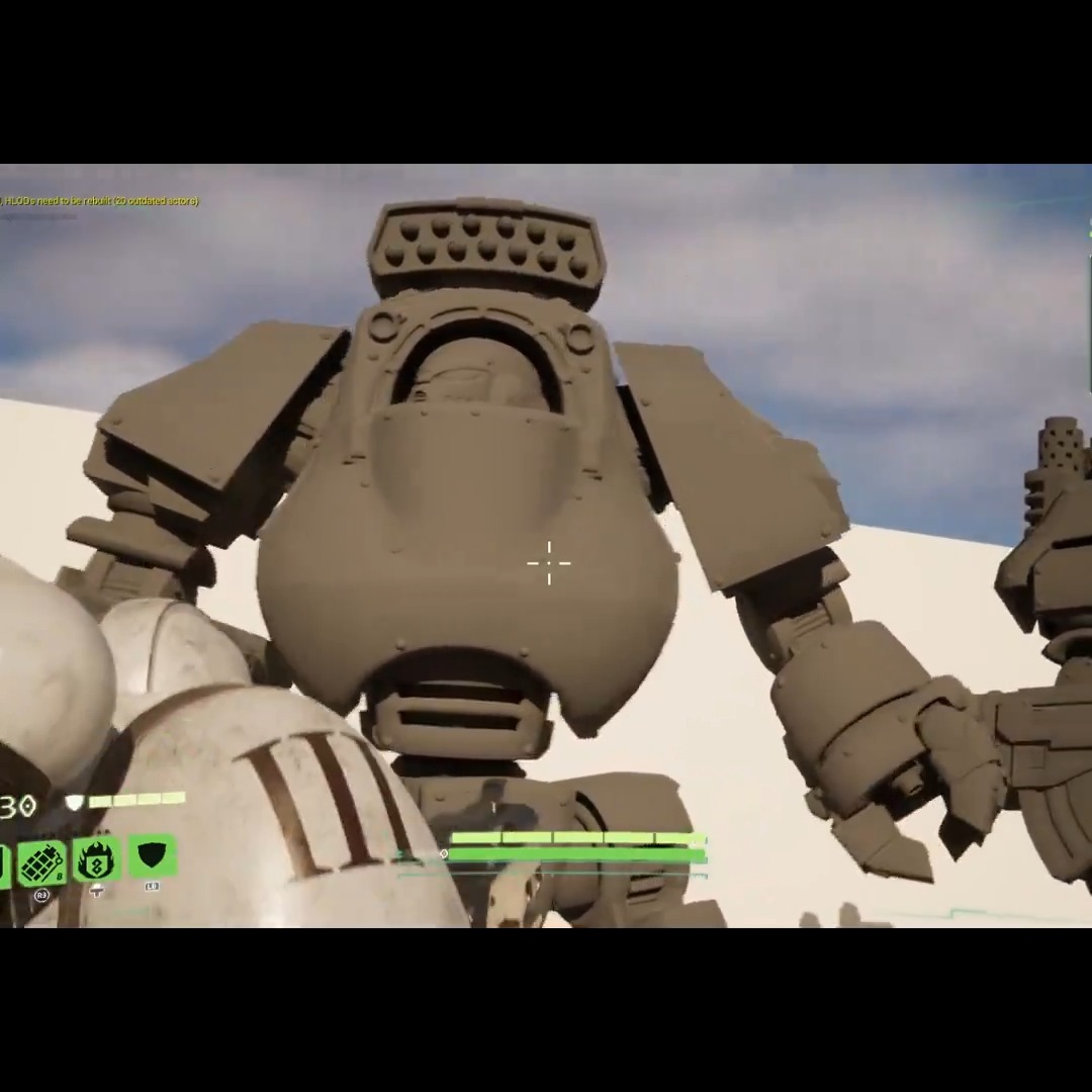 // space marine - dreadnoughts (early tests)