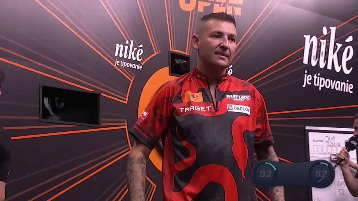 THE ASP INTO THE FINAL DAY! Nathan Aspinall is through to the final day at the Slovak Darts Open, as he pins a fabulous double-double finish to break the Jim Long throw and beat the Canadian 6-4! 📺 #ET9