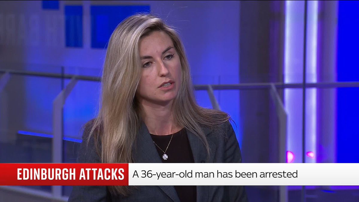 A 36-year-old man has been arrested after a series of violent attacks across Edinburgh, appearing to target Muslims, which left five people injured. Sky's Phoebe Southworth reports. 📺 Sky 501, Virgin 602, Freeview 233 and YouTube