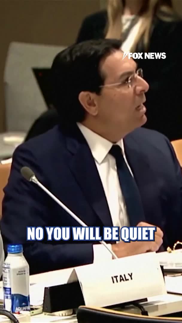 "You will be quiet now… you and your shameful report." Israel’s U.N. Ambassador Danny Danon erupted during a public hearing after U.N. official Vanessa Frazier interrupted him and defended her report blacklisting Israel over alleged violations against children in conflict. Danon accused U.N. officials of bias, telling them: “You caved to the secretary-general’s obsession with targeting Israel.” When Frazier objected and demanded Danon stop the “personal attacks,” saying she had “verified evidence,” Danon fired back: “We are a member state, and you work for the U.N., and you will be quiet now.” The clash came as both Israel and Hamas were named in U.N. reports tied to alleged abuses during the conflict.