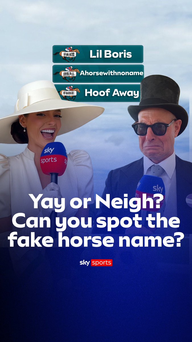 Yay or Neigh? 🐴 Can these Royal Ascot visitors spot the fake horse names from the real deal?