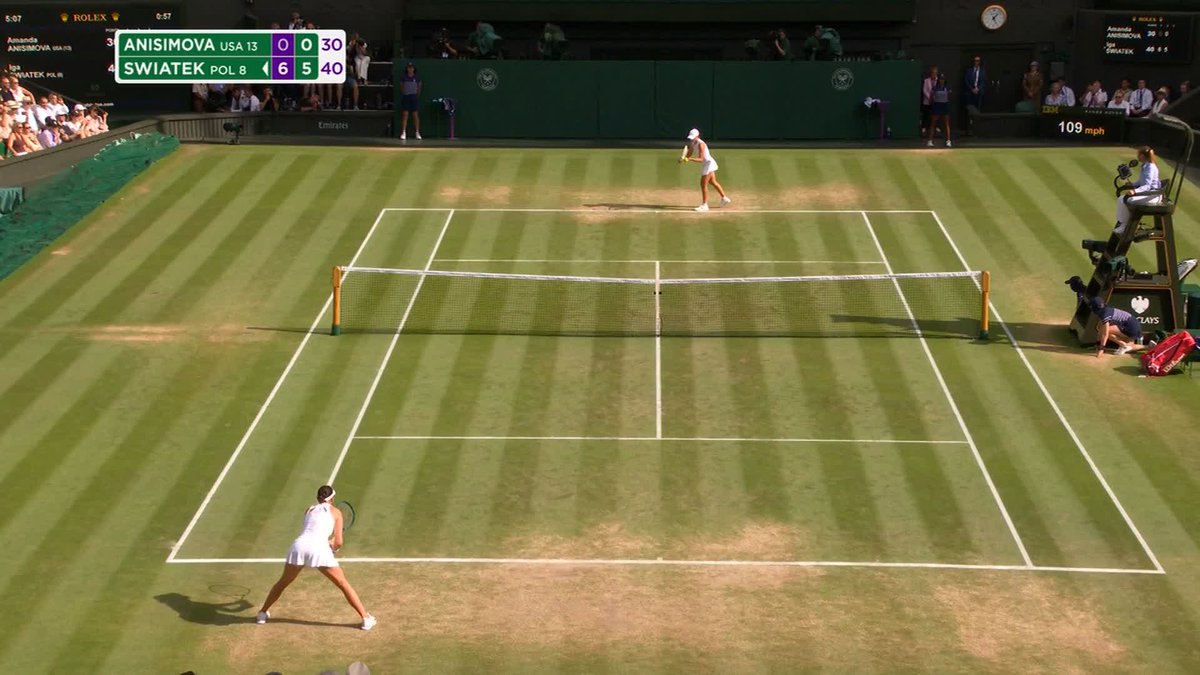 🔙🏆 El recuerdo de la increíble final femenina de Wimbledon 2025 Iga Swiatek derrotó a Amanda Anisimova por ¡6-0 y 6-0! en un partido absolutamente histórico.