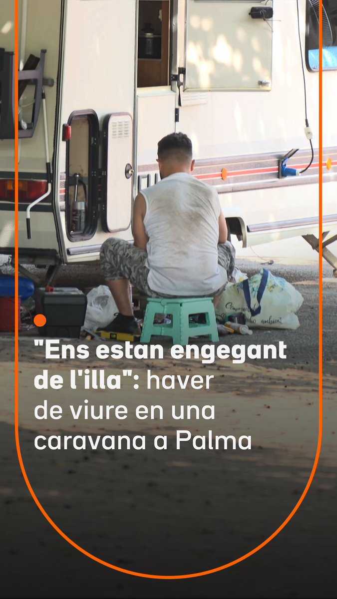 "Als mallorquins ens estan engegant de l'illa." La Begoña viu en una caravana amb el fill a l'esplanada de Son Hugo de Palma. No és l'única que no pot pagar un lloguer. En 4 anys s’ha passat de 20 a 200 caravanes. "Qui paga 1.800 € si en guanya 1.500?"