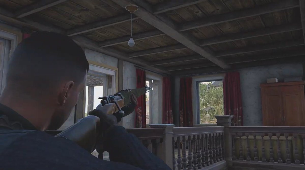 Community sniper SwordGunner threads the needle with this insanely well placed iron sight shot from Sniper Elite 5! 🍒🔫