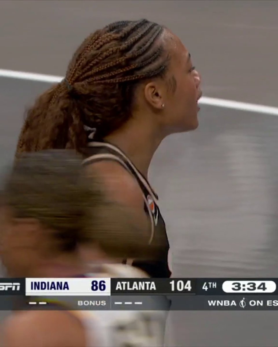 Naz Hillmon was hyped after the and-1 on Caitlin Clark 😤
