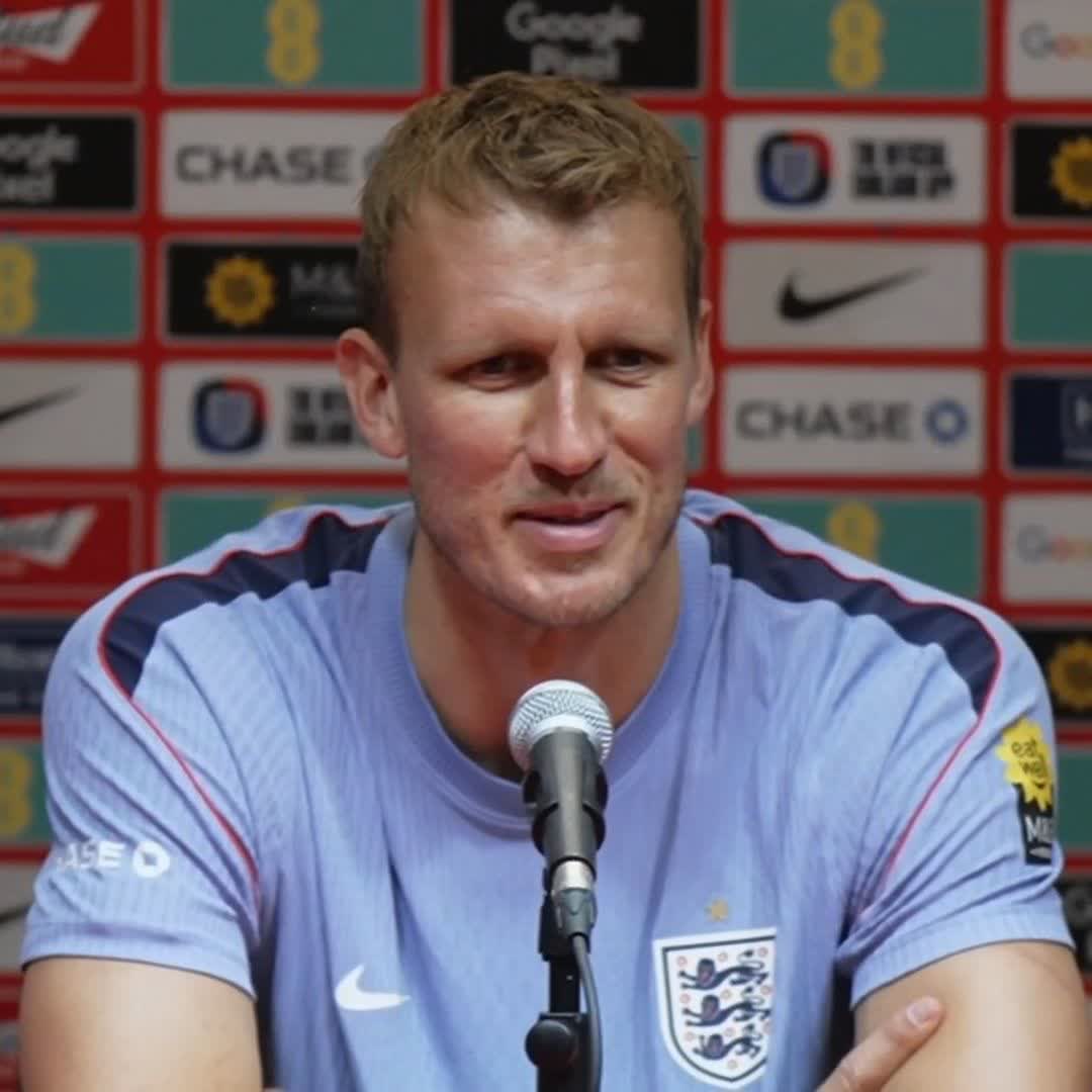 "If that is every single game, It's going to be a good tournament." Dan Burn reflects on fans singing Wonderwall after the Croatia match 🎶