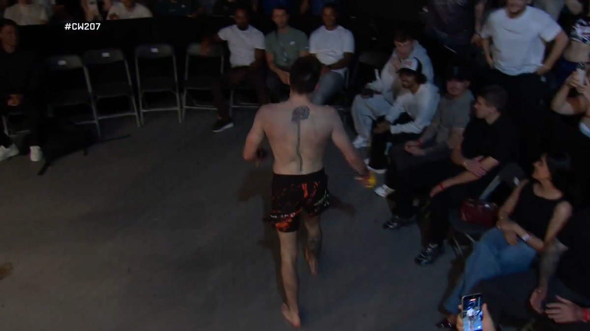 George Staines with an incredible win at #CW207 🔥 A man of the people, what a way to kick off the main card 👏