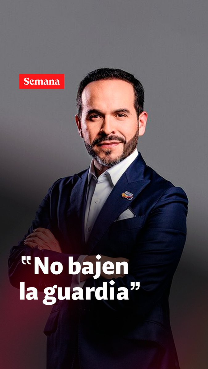 El candidato presidencial Abelardo De La Espriella le pidió a sus seguidores no bajar la guardia y votar este domingo 21 de junio.