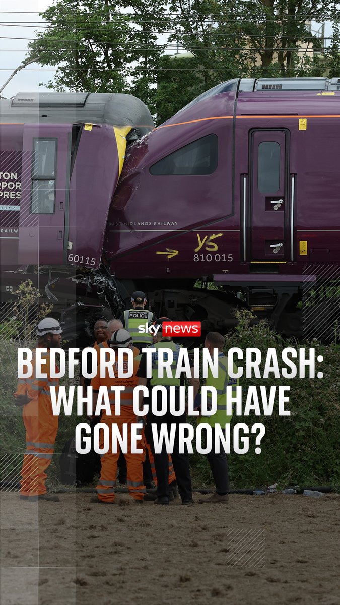 A train driver was killed and 100 people were injured after two trains crashed in Bedford on Friday evening. Police say nine people are in a critical condition. Ashish Joshi looks at what could have led to the crash. 🔗