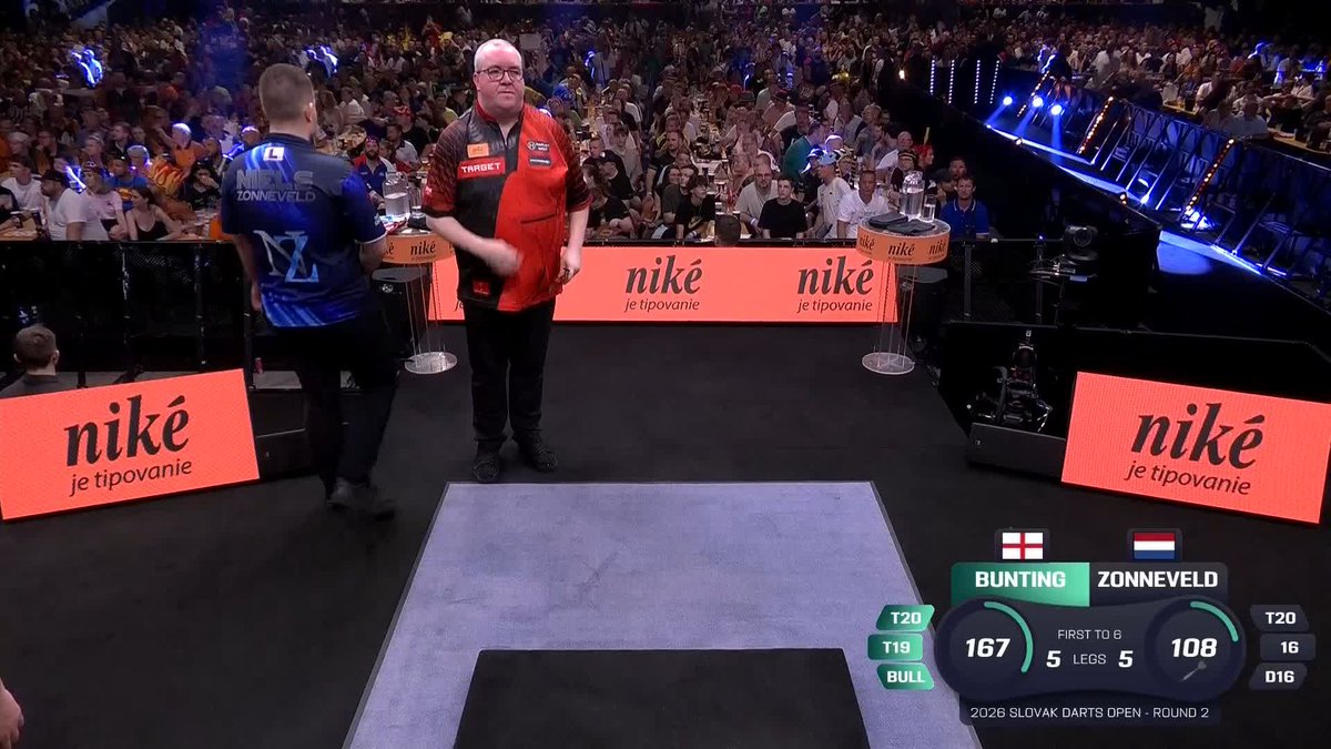 BUNTING PREVAILS! Stephen Bunting survives a scare in our penultimate game of the evening, as Niels Zonneveld battles back from 5-2 down to force the decider, but comes up short as Bunting wins 6-5! 📺 #ET9
