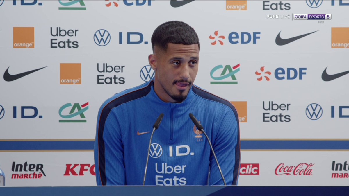 🎙️William Saliba 🇫🇷 s’est fait vanner par les parisiens en Équipe de France après la LDC 😅: « Les 3-4 premiers jours ça a été un peu difficile. Des fois on en parle, ça se charrie un peu à table. Ce n’est que de la rigolade. »
