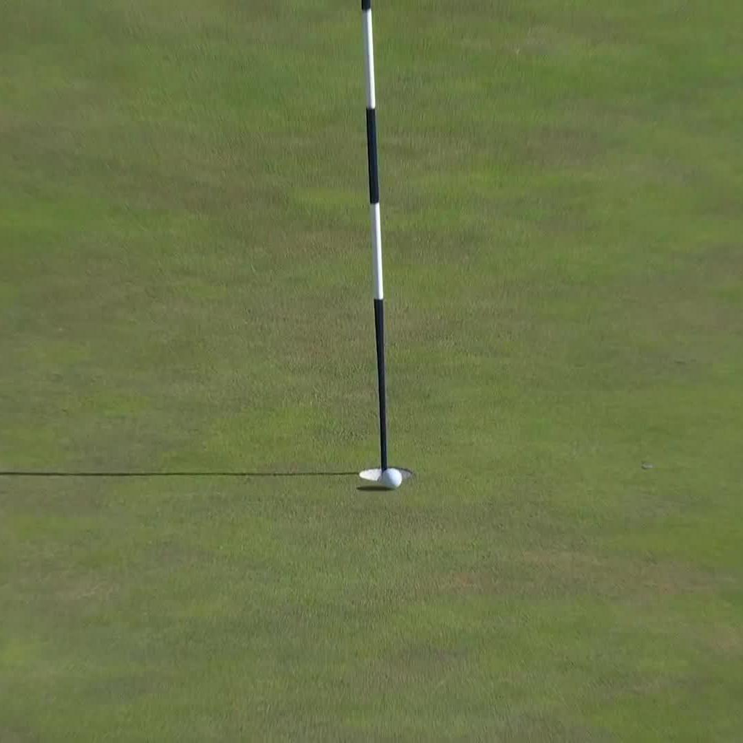 SCOTTTTTIEEEEE! 🚨 Scheffler birdies hole 14 to gain momentum on the back nine.