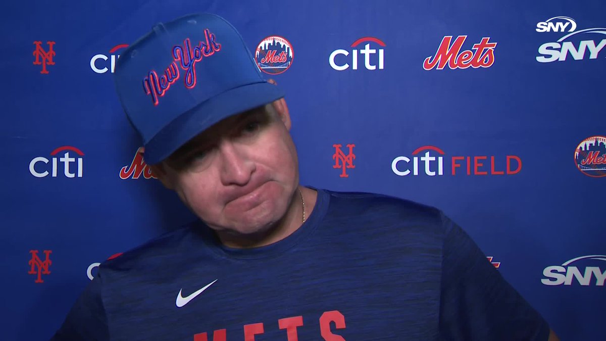 Carlos Mendoza says that he was "back and forth" between playing A.J. Ewing or Eric Wagaman, but ultimately decided to go with the right-handed Wagaman: