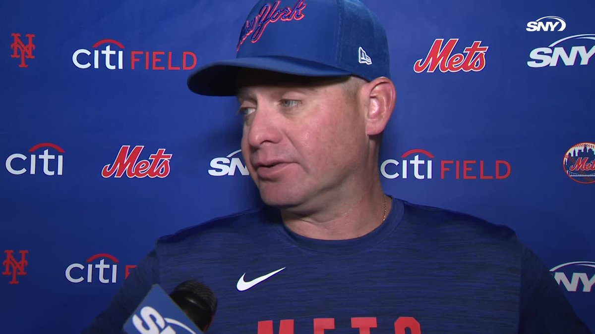 Carlos Mendoza on Jorge Polanco's recovery process: "There's days where he feels good, then he flairs up again and then we have to slow things down"