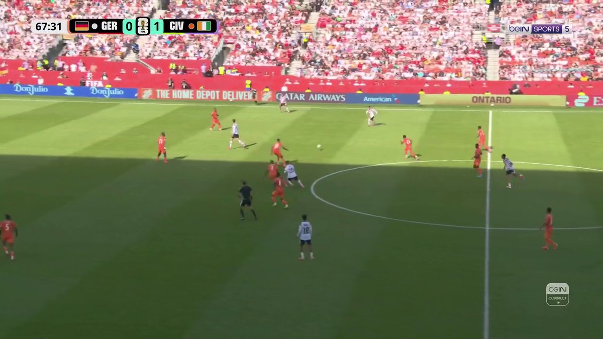 GOAL! The substitute Deniz Undav makes an instant impact, levelling the score! ⚽️🟰 🇩🇪 Germany 1-1 Ivory Coast 🇨🇮 #FIFAWorldCup | #beINWC26 | #Germany