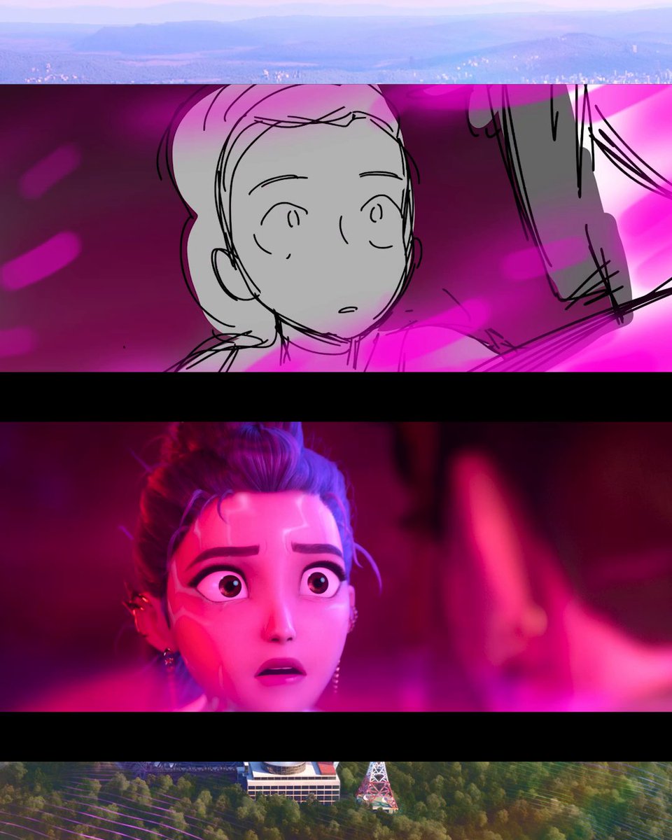 The original animatic of * that * Rumi and Jinu scene in KPop Demon Hunters