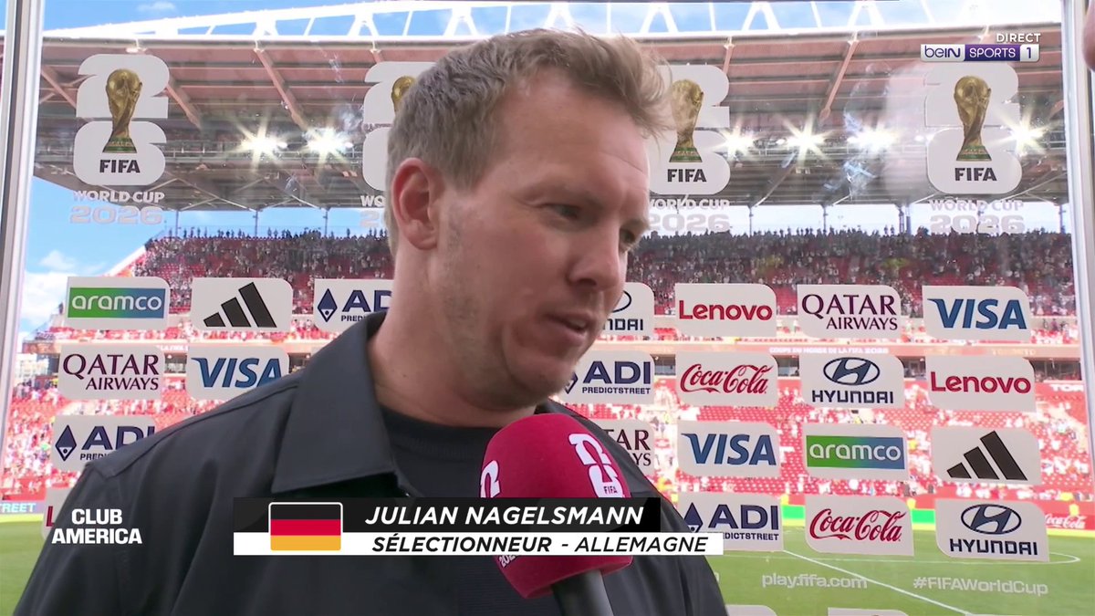 🏆 #FIFAWorldCup 🇩🇪🗨️ Julian Nagelsmann : "La victoire est méritée même si on a pris trop de temps pour entrer dans ce match..." #beINFWC2026