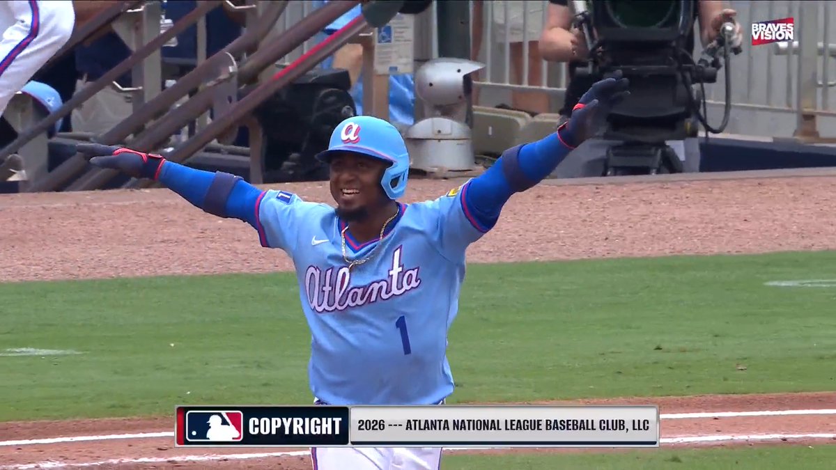 2nd homer of the game 4th career walk-off homer What a game for Ozzie Albies!