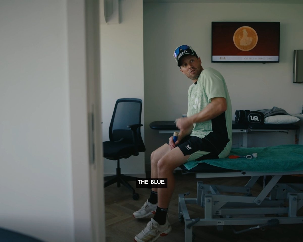Finishing touches for Henry Nicholls before heading out to score his 11th test century.