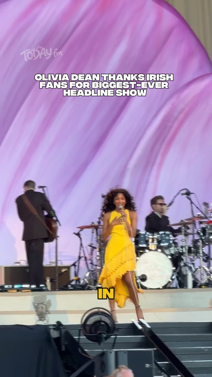 Olivia Dean thanked Irish fans after performing to 40,000 people in Marlay Park during the biggest headline show of her career 💛