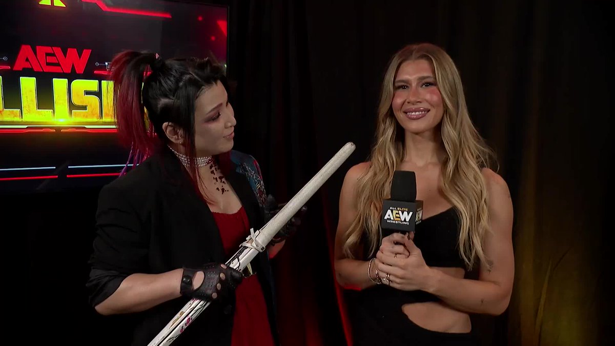 .@ShidaHikaru proposes that after July 1st, TBS will stand for something much different: "The Best is Shida"! Watch #AEWCollision on TNT &amp; HBO Max