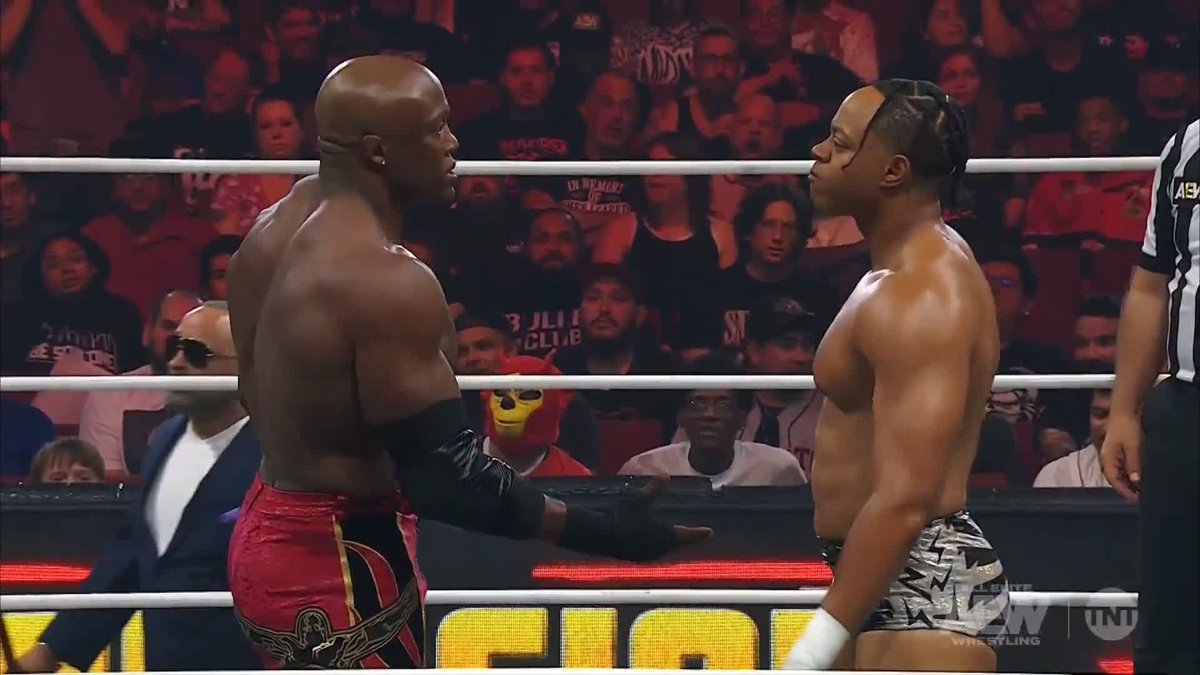 They did NOT just try to do that to @FightBobby! Watch #AEWCollision on TNT &amp; HBO Max