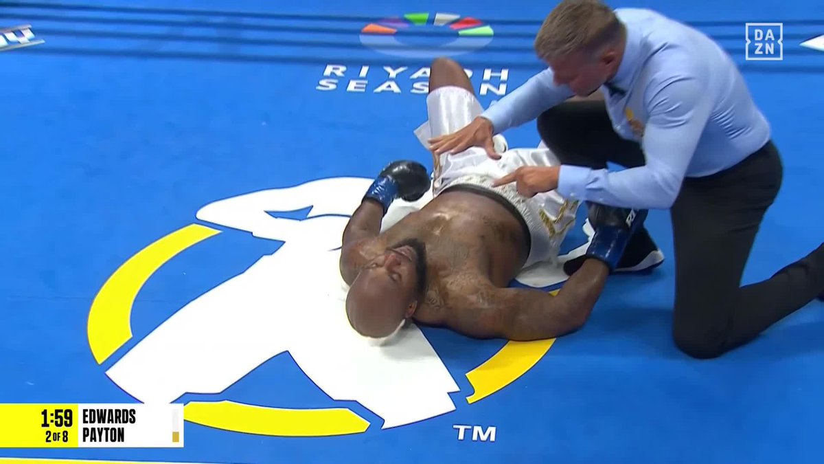 JOSHUA EDWARDS KNOCKOUT WIN! 😱😱 #CollazoValdez | Live NOW on DAZN ▪️
