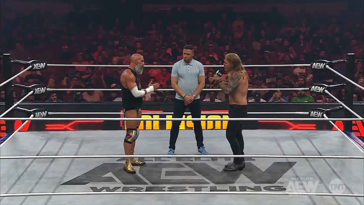It doesn’t matter what version of Chris Jericho is going to give Tommaso Ciampa, Jericho wants to kick Ciampa’s ass! Watch #AEWCollision on TNT & HBO Max