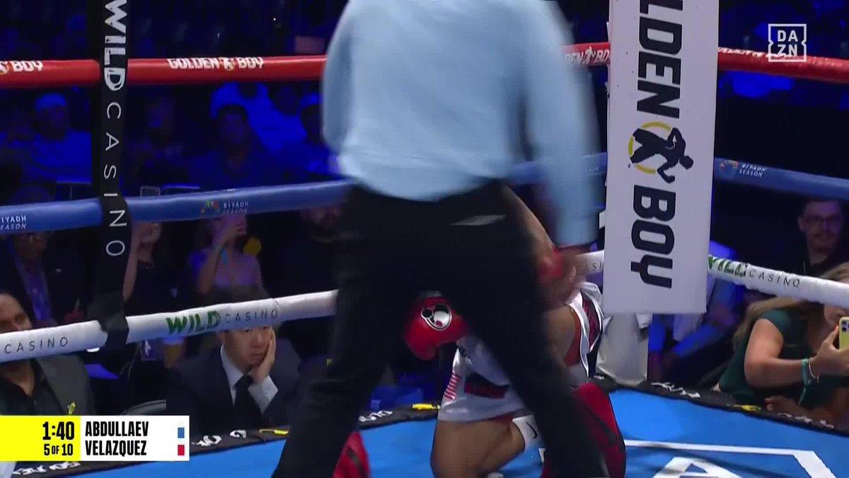 RUSLAN ABDULLAEV GETS IT DONE IN 5 ROUNDS! 🙌 #CollazoValdez | Live NOW on DAZN ▪️