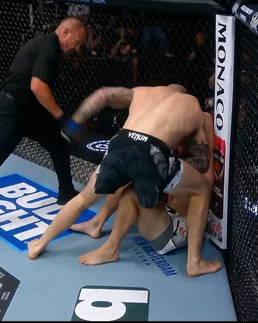 MAKE IT 5 🤯 @NavajoStirling earns the RD2 TKO to keep his perfect record! #UFCVegas119 | LIVE NOW on @ParamountPlus ]