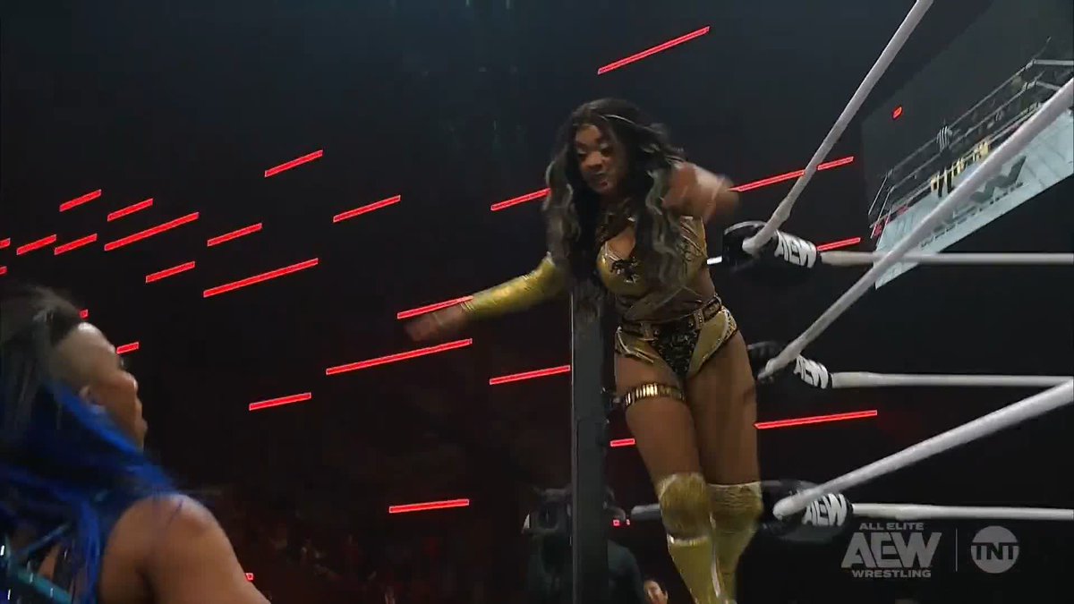 INCREDIBLE reversal by the ROH Women’s World Champion, Athena is ROH & All Elite!! Watch #AEWCollision on TNT &amp; HBO Max